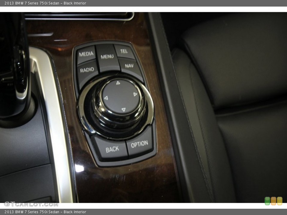 Black Interior Controls for the 2013 BMW 7 Series 750i Sedan #75355870