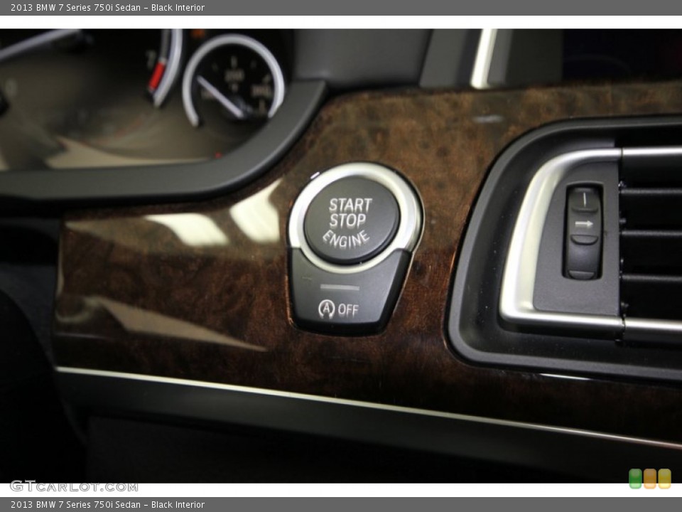 Black Interior Controls for the 2013 BMW 7 Series 750i Sedan #75355876