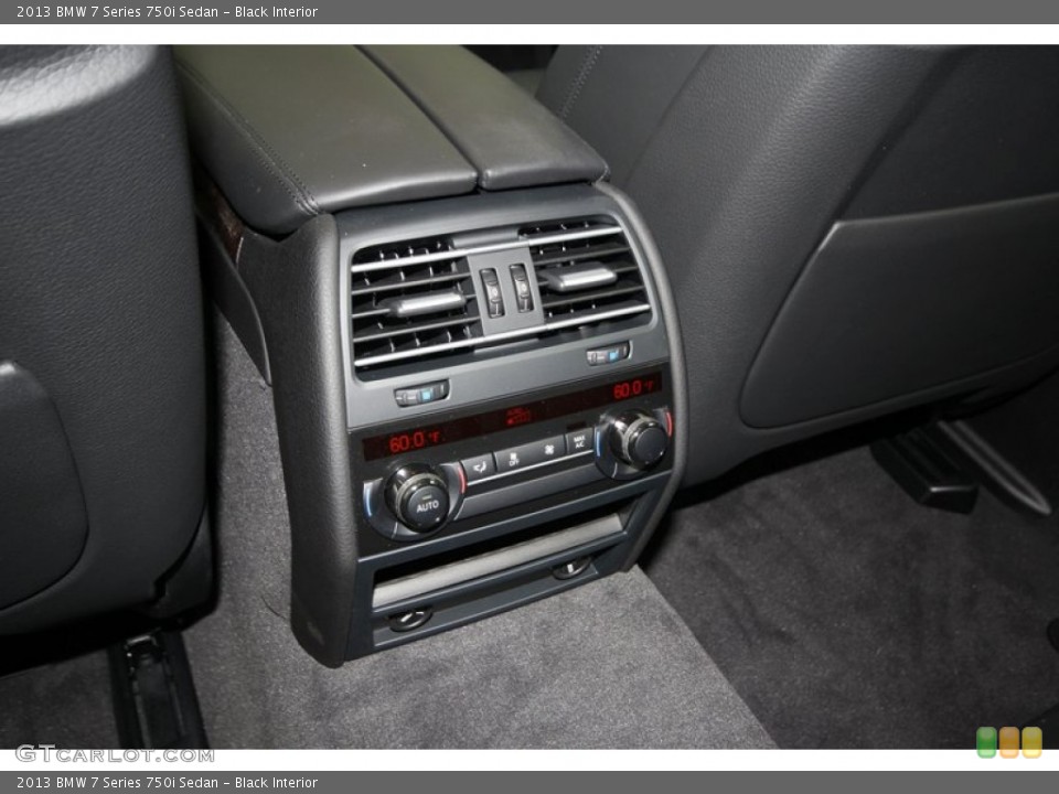 Black Interior Controls for the 2013 BMW 7 Series 750i Sedan #75355909
