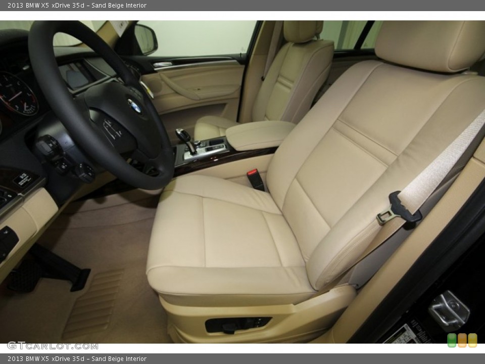 Sand Beige Interior Front Seat for the 2013 BMW X5 xDrive 35d #75356032