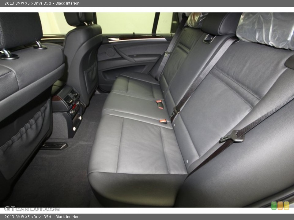 Black Interior Rear Seat for the 2013 BMW X5 xDrive 35d #75356173
