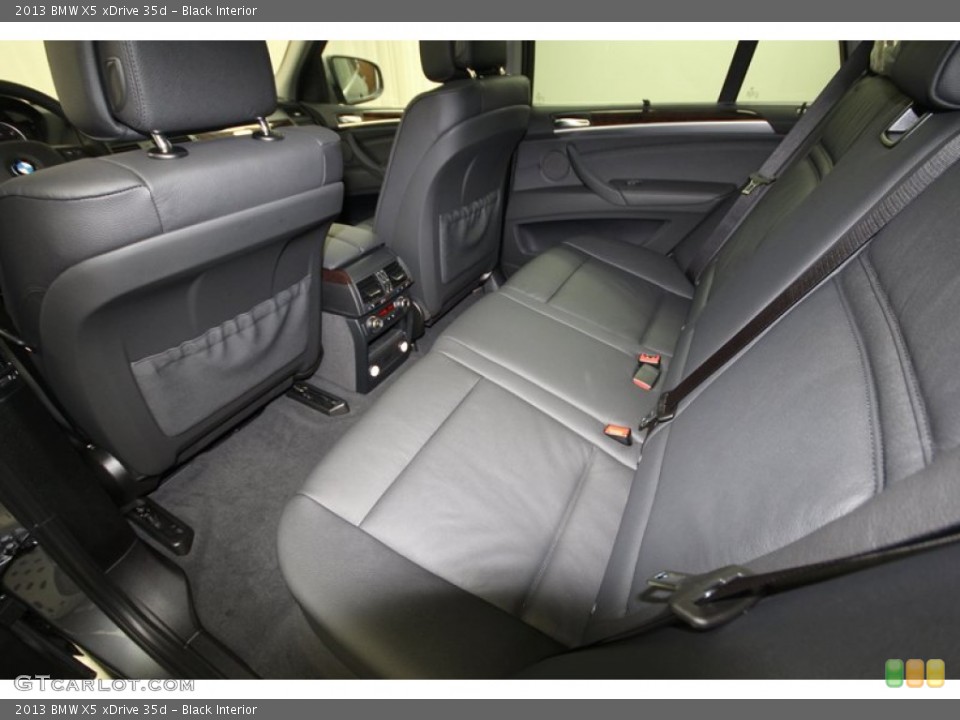 Black Interior Rear Seat for the 2013 BMW X5 xDrive 35d #75356218