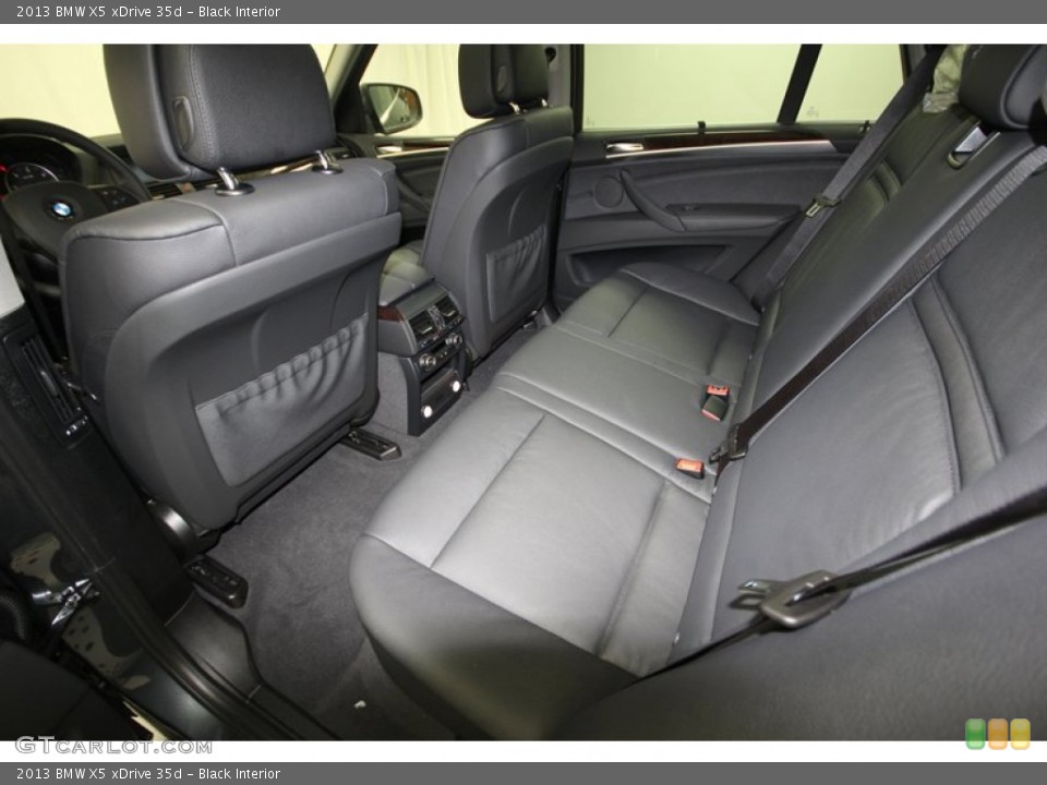 Black Interior Rear Seat for the 2013 BMW X5 xDrive 35d #75356329