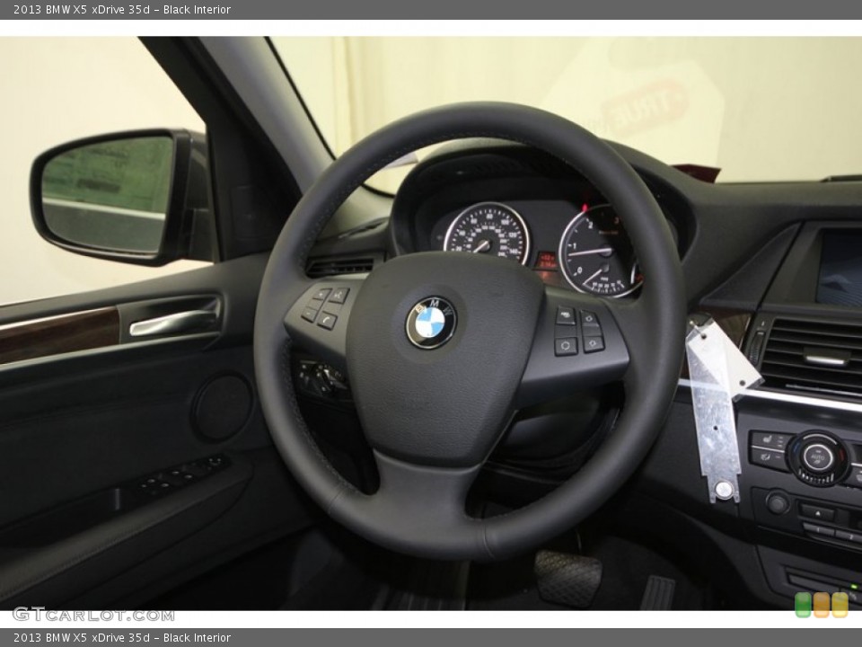 Black Interior Steering Wheel for the 2013 BMW X5 xDrive 35d #75356335
