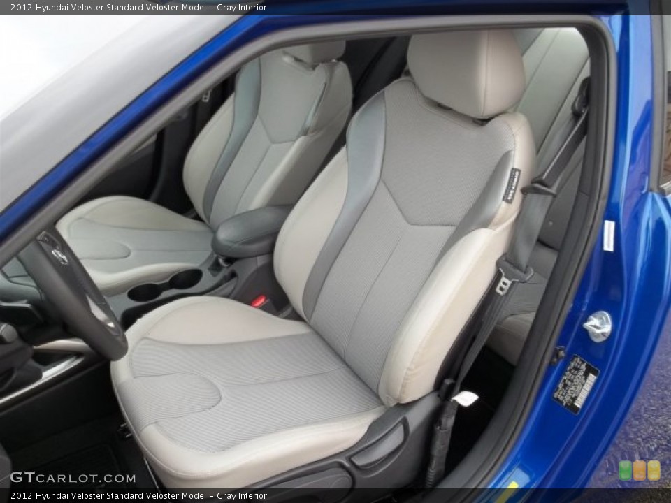 Gray Interior Front Seat for the 2012 Hyundai Veloster  #75359003