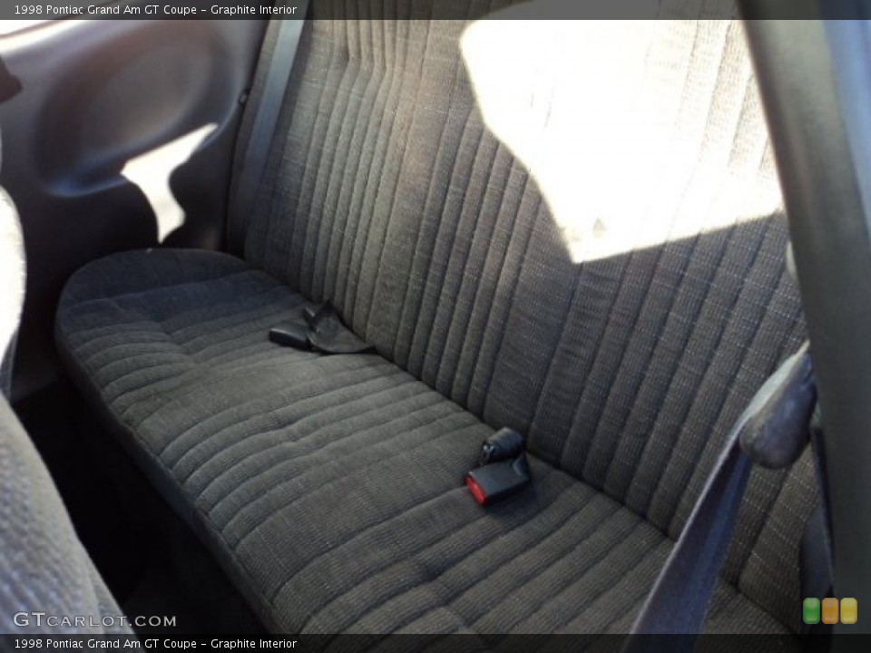 Graphite Interior Rear Seat for the 1998 Pontiac Grand Am GT Coupe #75359427