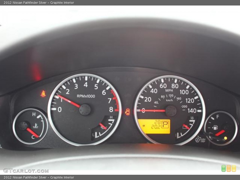 Graphite Interior Gauges for the 2012 Nissan Pathfinder Silver #75359828