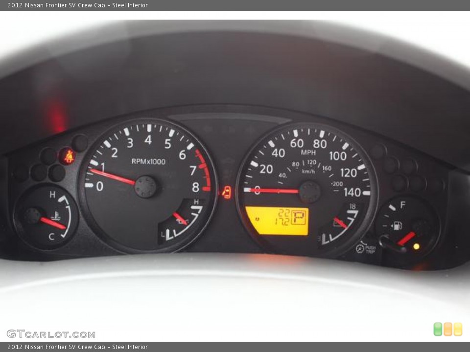 Steel Interior Gauges for the 2012 Nissan Frontier SV Crew Cab #75360152