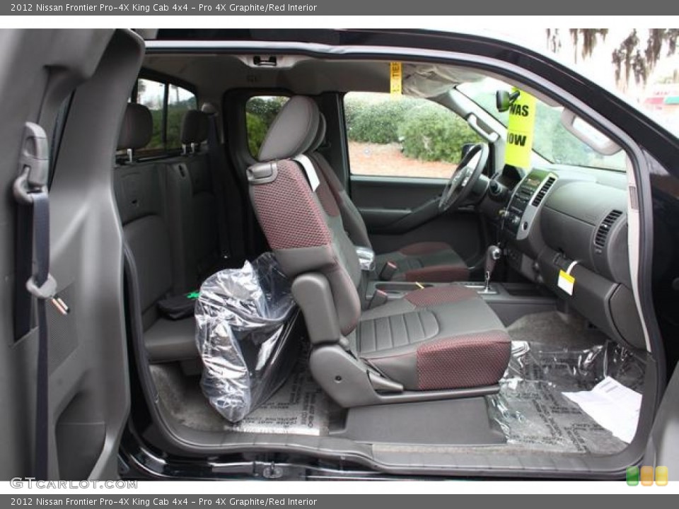 Pro 4X Graphite/Red Interior Photo for the 2012 Nissan Frontier Pro-4X King Cab 4x4 #75360512