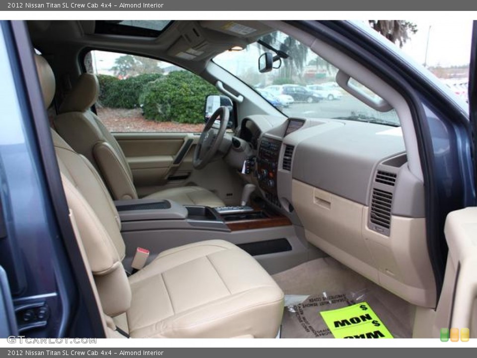 Almond Interior Photo for the 2012 Nissan Titan SL Crew Cab 4x4 #75360745