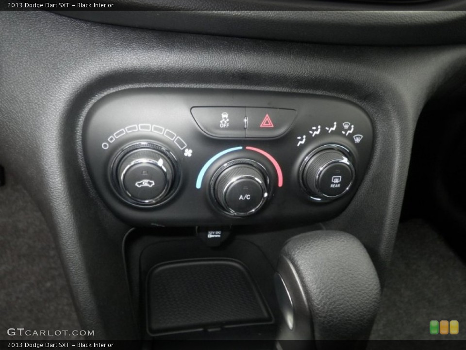 Black Interior Controls for the 2013 Dodge Dart SXT #75361736