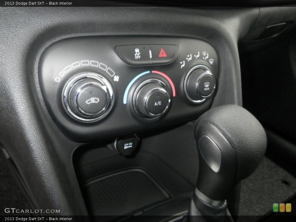 Black Interior Controls for the 2013 Dodge Dart SXT #75362021