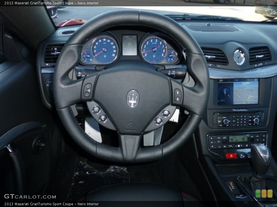 Nero Interior Steering Wheel for the 2013 Maserati GranTurismo Sport Coupe #75362096