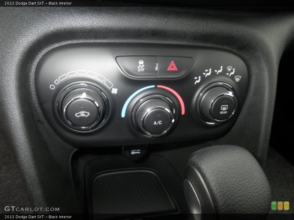 Black Interior Controls for the 2013 Dodge Dart SXT #75362285