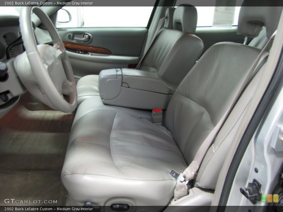 Medium Gray Interior Front Seat for the 2002 Buick LeSabre Custom #75363410