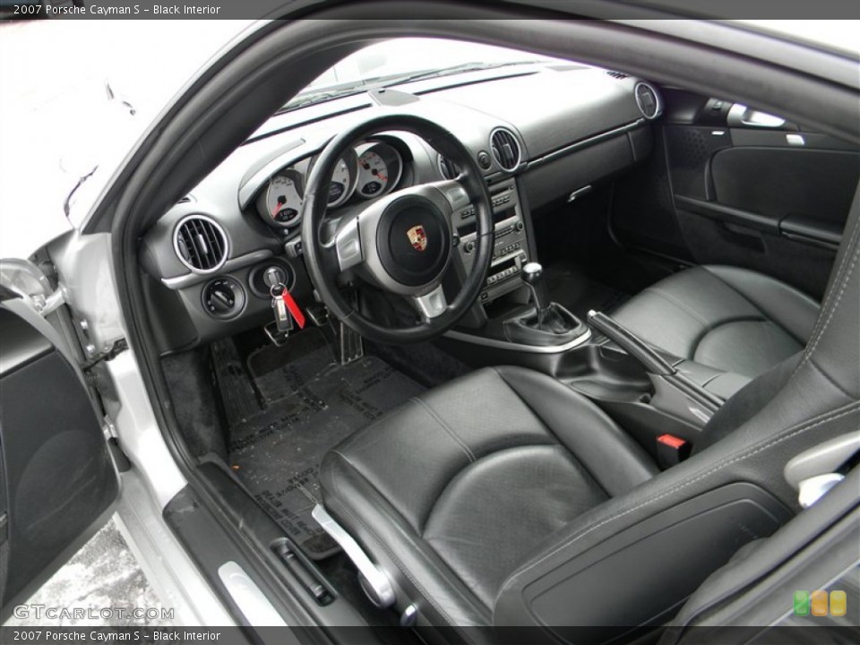 Black Interior Prime Interior for the 2007 Porsche Cayman S #75365567