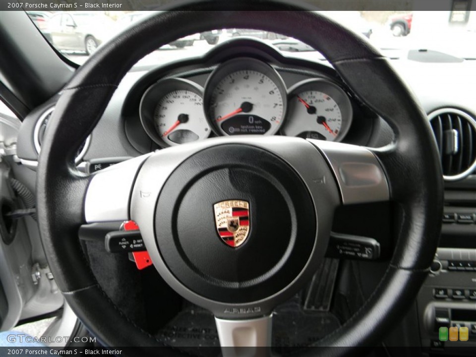 Black Interior Steering Wheel for the 2007 Porsche Cayman S #75365579