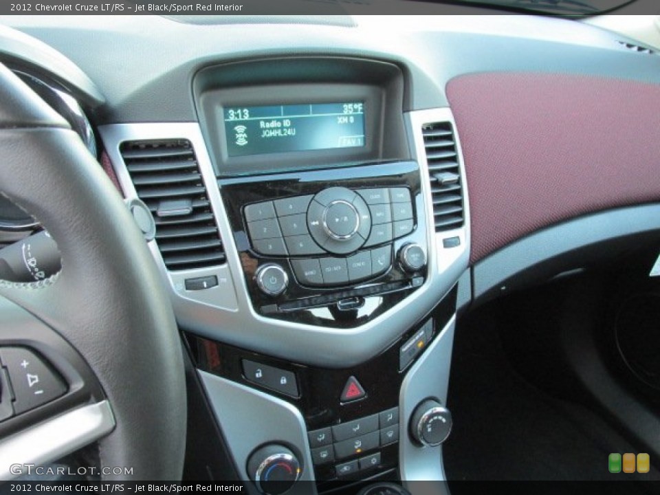 Jet Black/Sport Red Interior Controls for the 2012 Chevrolet Cruze LT/RS #75366200