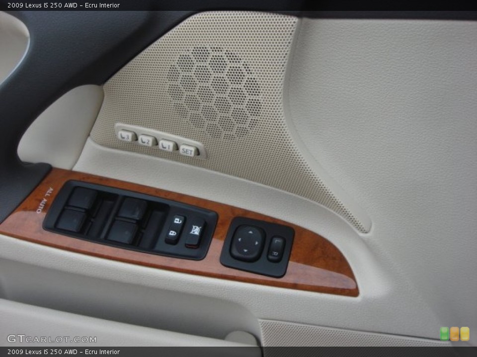 Ecru Interior Controls for the 2009 Lexus IS 250 AWD #75366899