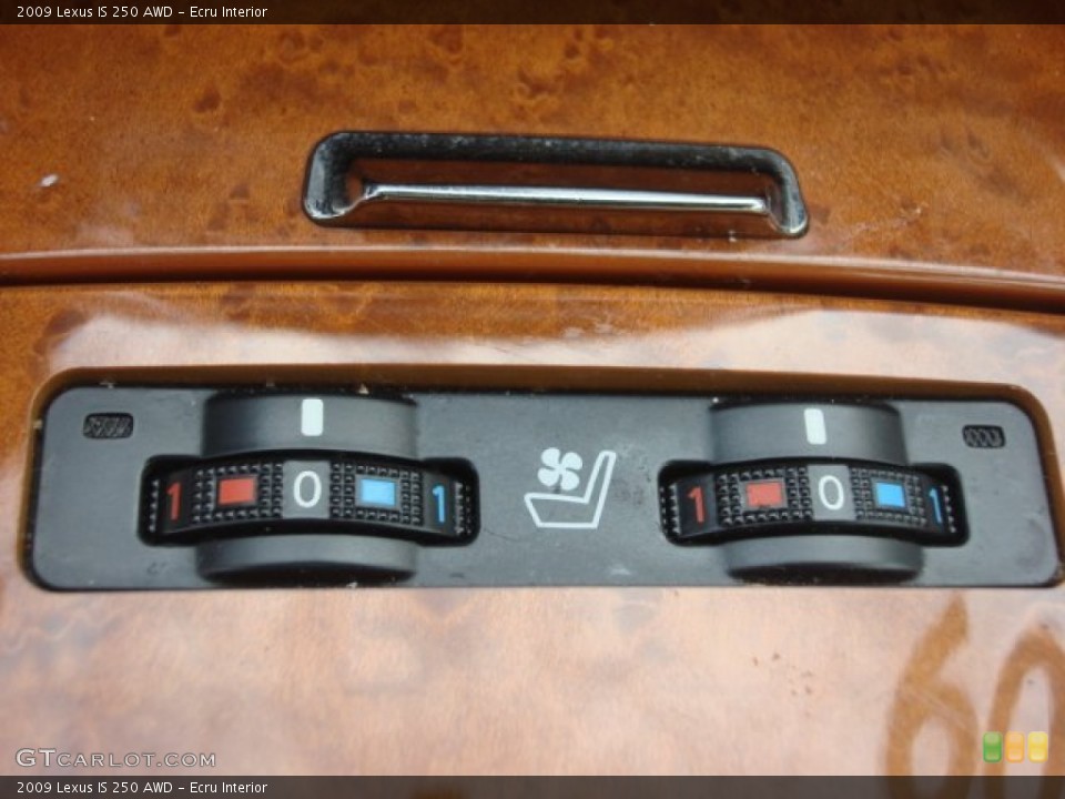 Ecru Interior Controls for the 2009 Lexus IS 250 AWD #75366950