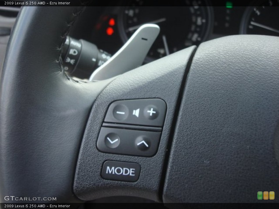 Ecru Interior Controls for the 2009 Lexus IS 250 AWD #75366972