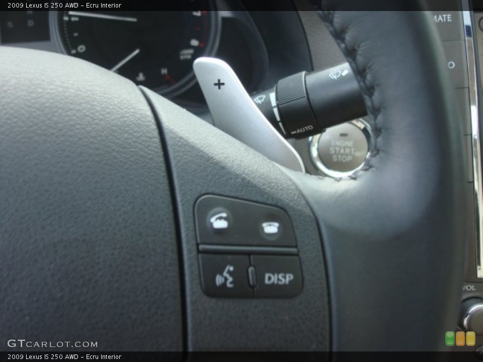 Ecru Interior Controls for the 2009 Lexus IS 250 AWD #75366980