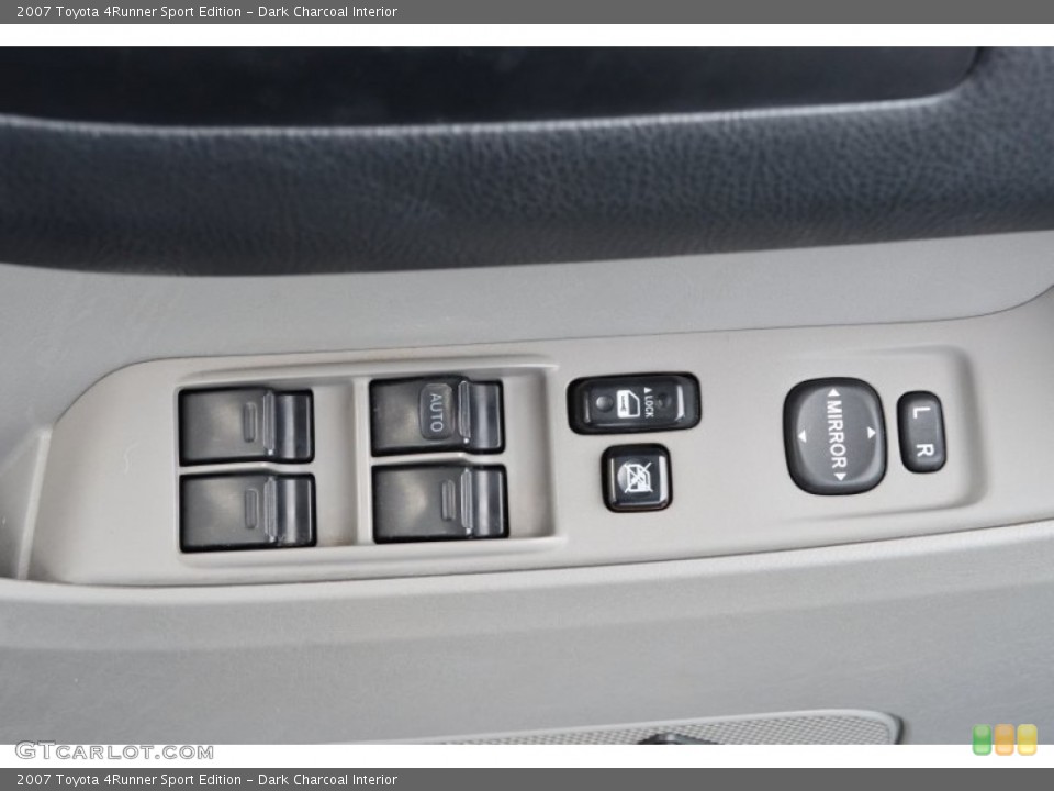 Dark Charcoal Interior Controls for the 2007 Toyota 4Runner Sport Edition #75367055