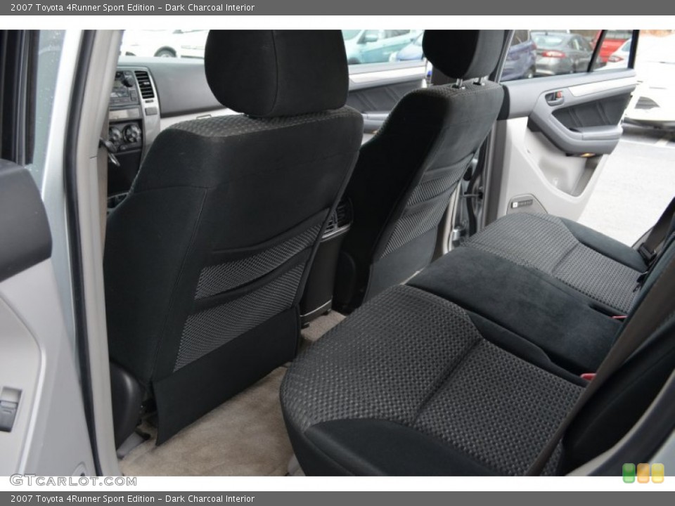 Dark Charcoal Interior Rear Seat for the 2007 Toyota 4Runner Sport Edition #75367099