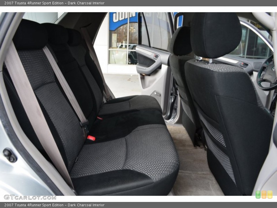 Dark Charcoal Interior Rear Seat for the 2007 Toyota 4Runner Sport Edition #75367145