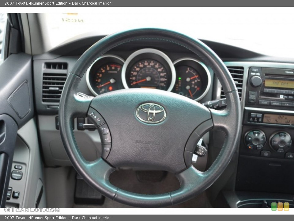 Dark Charcoal Interior Steering Wheel for the 2007 Toyota 4Runner Sport Edition #75367250