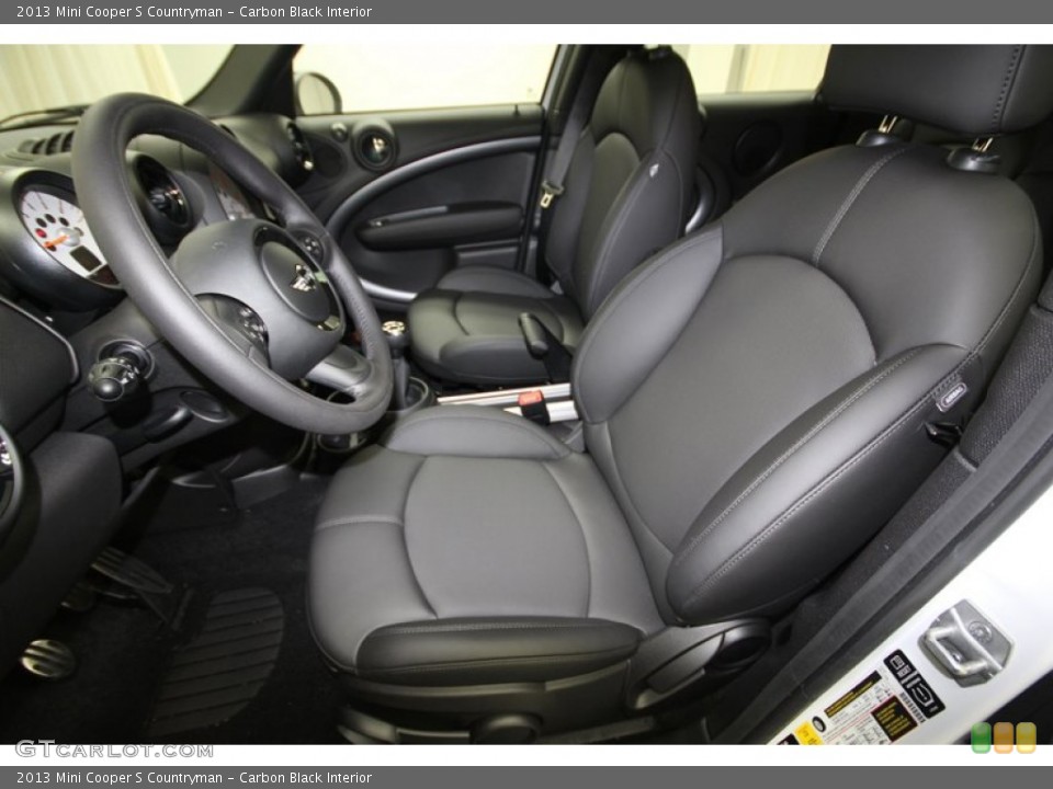 Carbon Black Interior Front Seat for the 2013 Mini Cooper S Countryman #75368636
