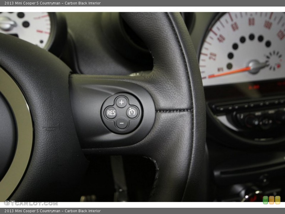Carbon Black Interior Controls for the 2013 Mini Cooper S Countryman #75368891