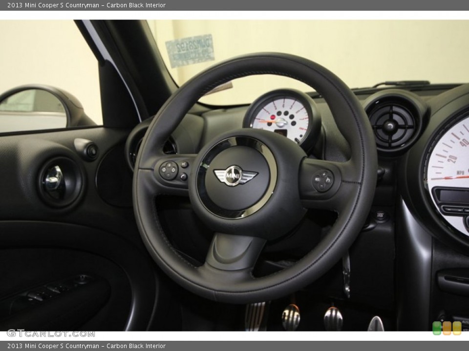 Carbon Black Interior Steering Wheel for the 2013 Mini Cooper S Countryman #75368945