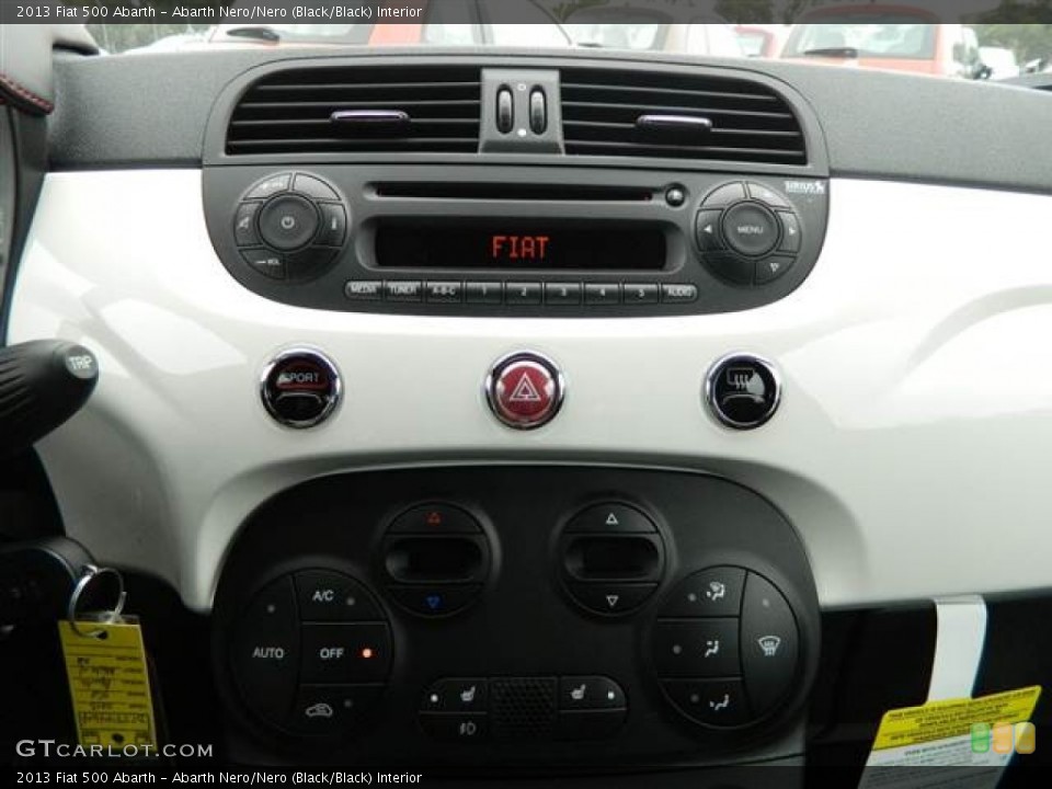 Abarth Nero/Nero (Black/Black) Interior Controls for the 2013 Fiat 500 Abarth #75371246