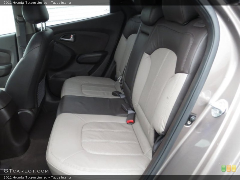 Taupe Interior Rear Seat for the 2011 Hyundai Tucson Limited #75371810