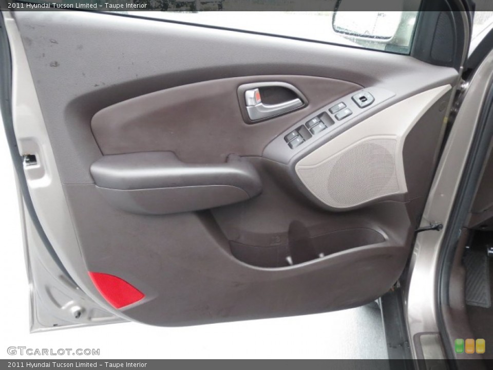 Taupe Interior Door Panel for the 2011 Hyundai Tucson Limited #75371825