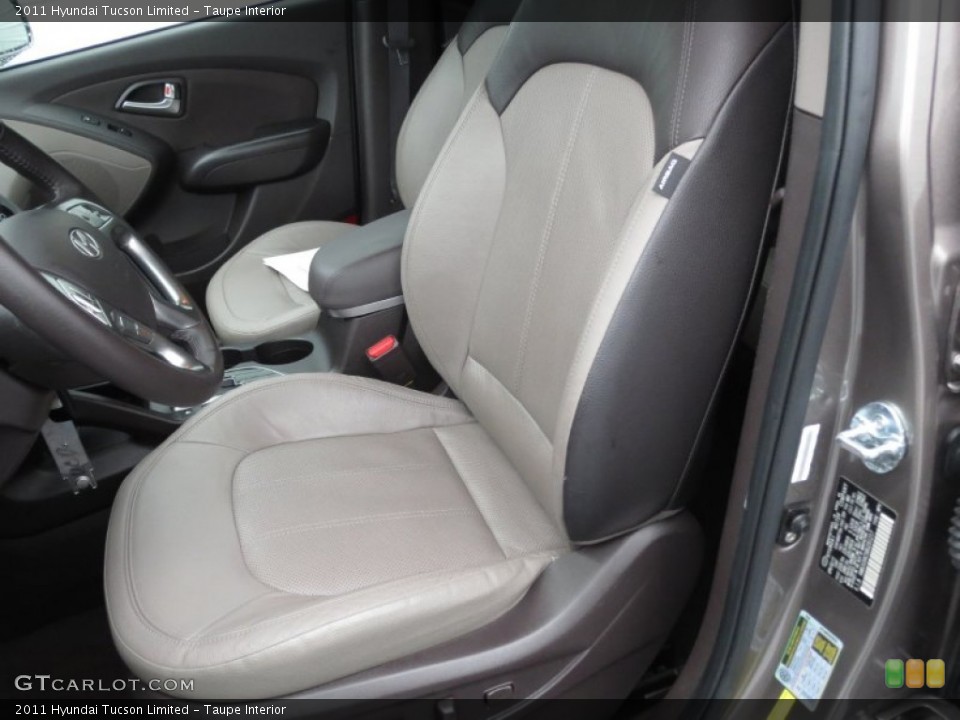 Taupe Interior Front Seat for the 2011 Hyundai Tucson Limited #75371849