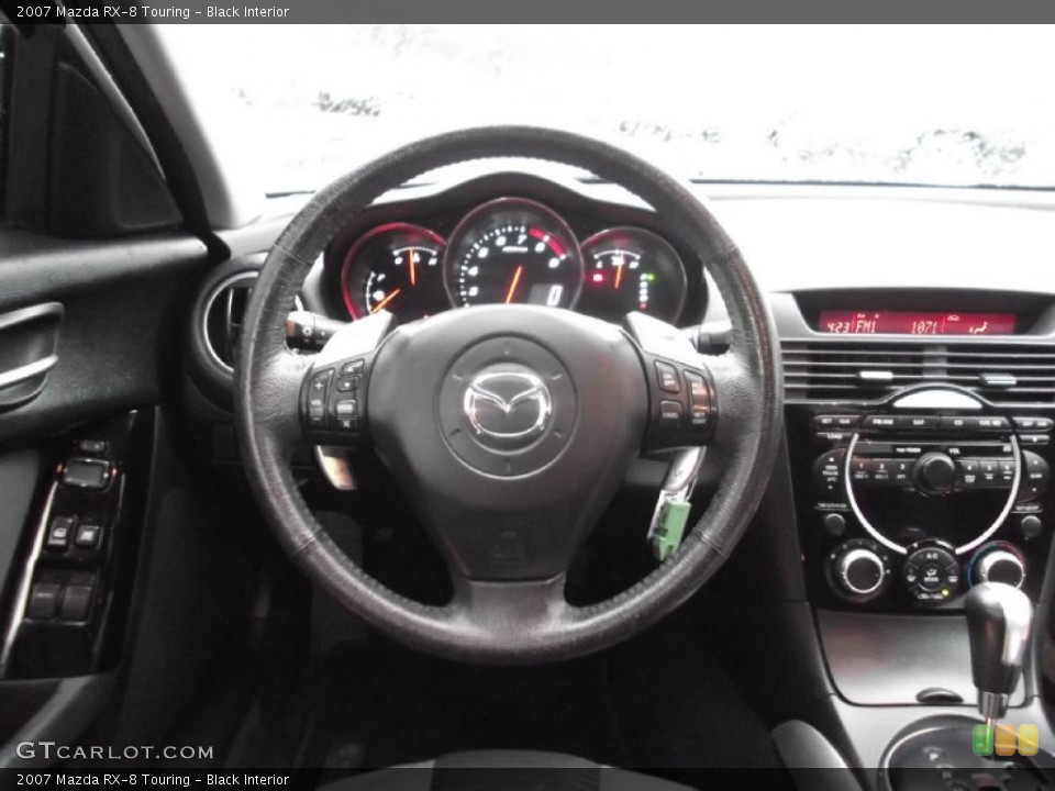 Black Interior Steering Wheel for the 2007 Mazda RX-8 Touring #75371966