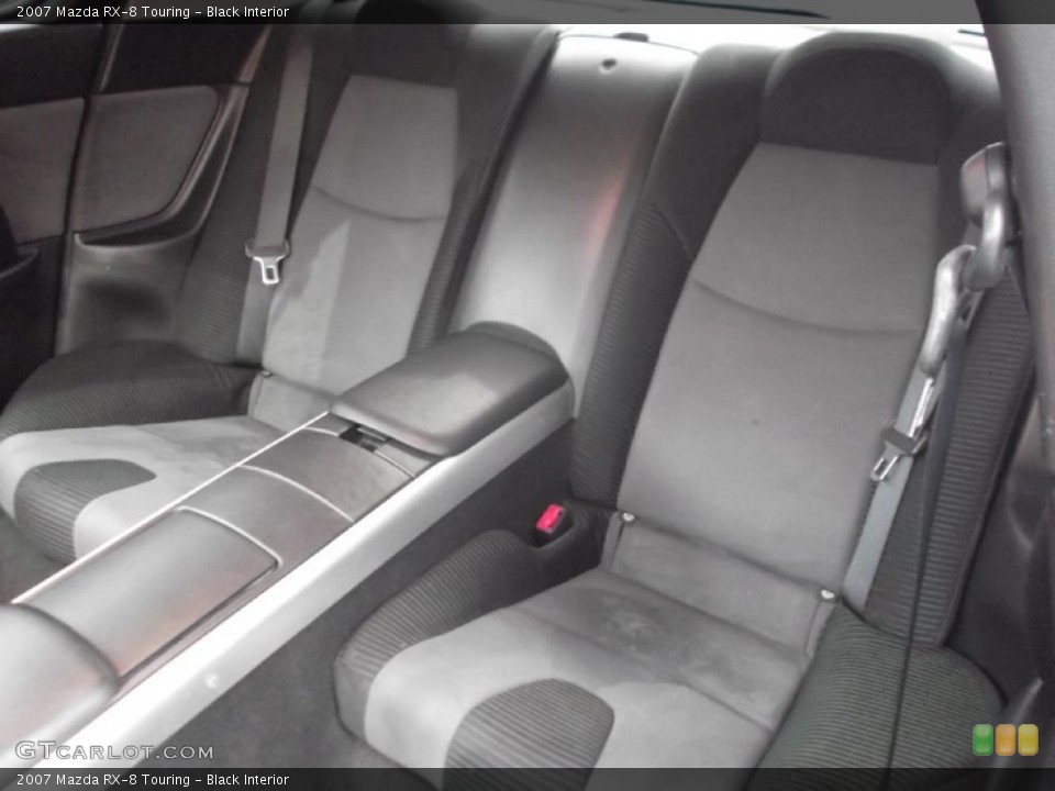 Black Interior Rear Seat for the 2007 Mazda RX-8 Touring #75372021