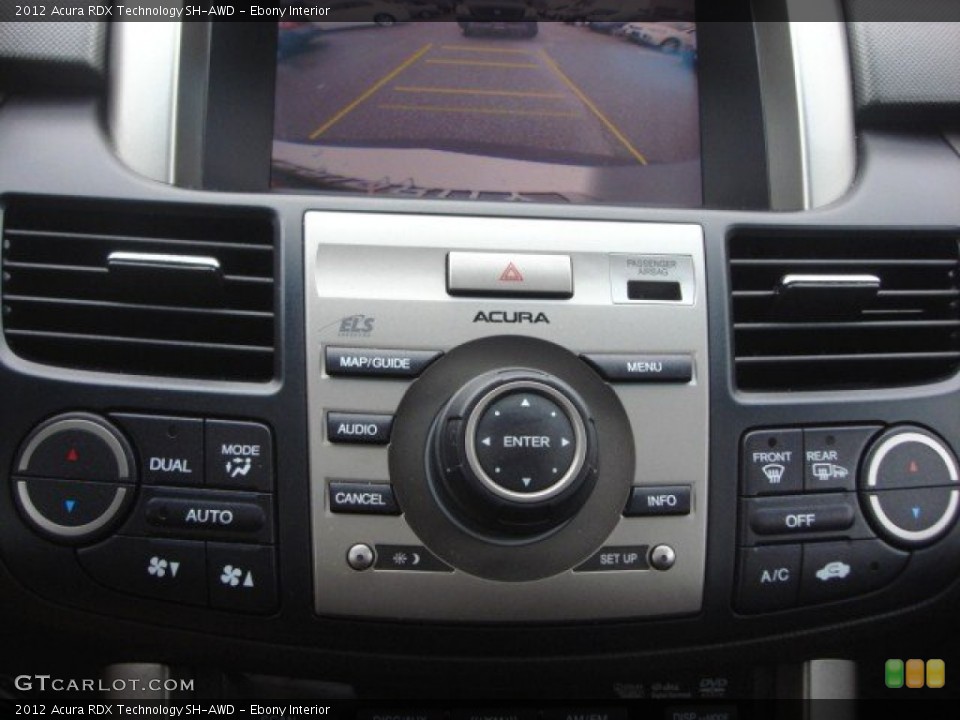 Ebony Interior Controls for the 2012 Acura RDX Technology SH-AWD #75372623
