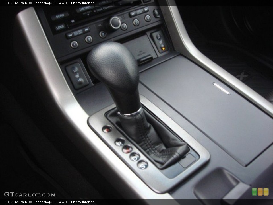 Ebony Interior Transmission for the 2012 Acura RDX Technology SH-AWD #75372680