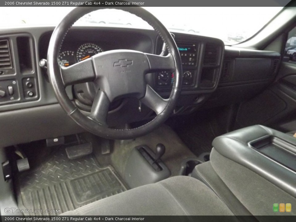 Dark Charcoal Interior Prime Interior for the 2006 Chevrolet Silverado 1500 Z71 Regular Cab 4x4 #75373145