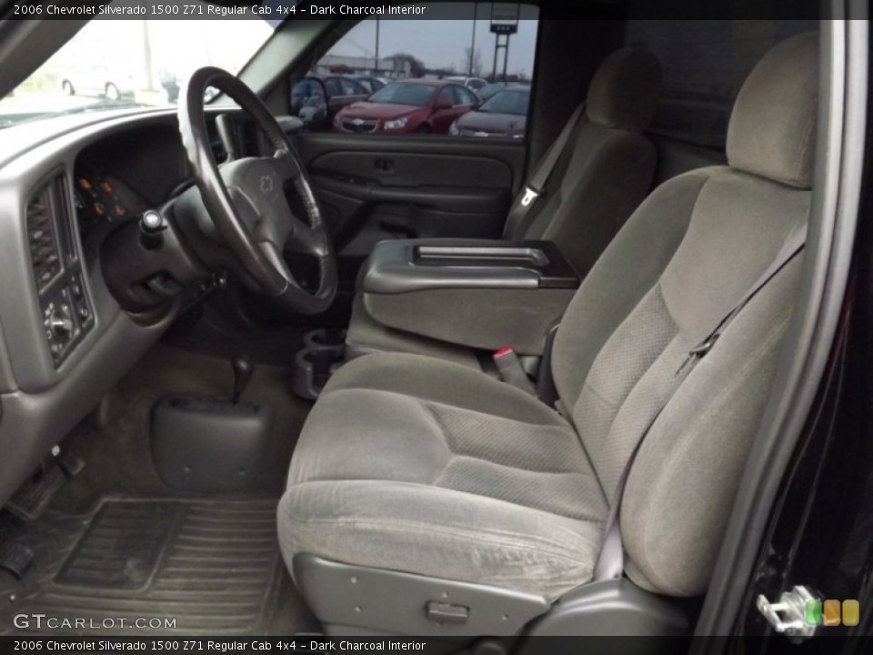 Dark Charcoal Interior Front Seat for the 2006 Chevrolet Silverado 1500 Z71 Regular Cab 4x4 #75373184