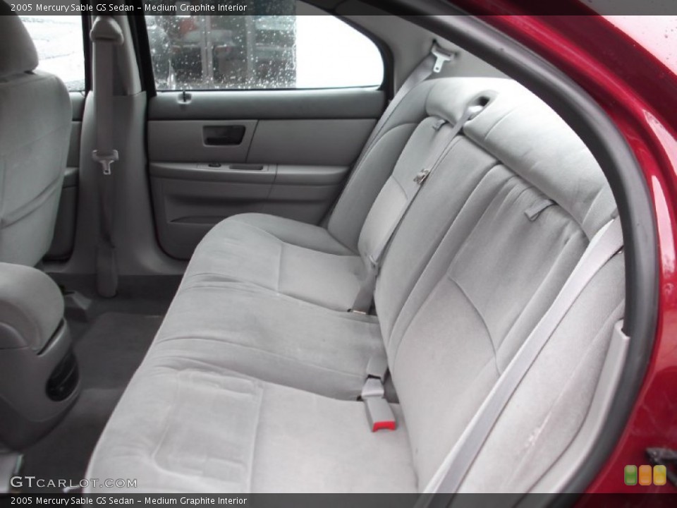 Medium Graphite Interior Rear Seat for the 2005 Mercury Sable GS Sedan #75374909