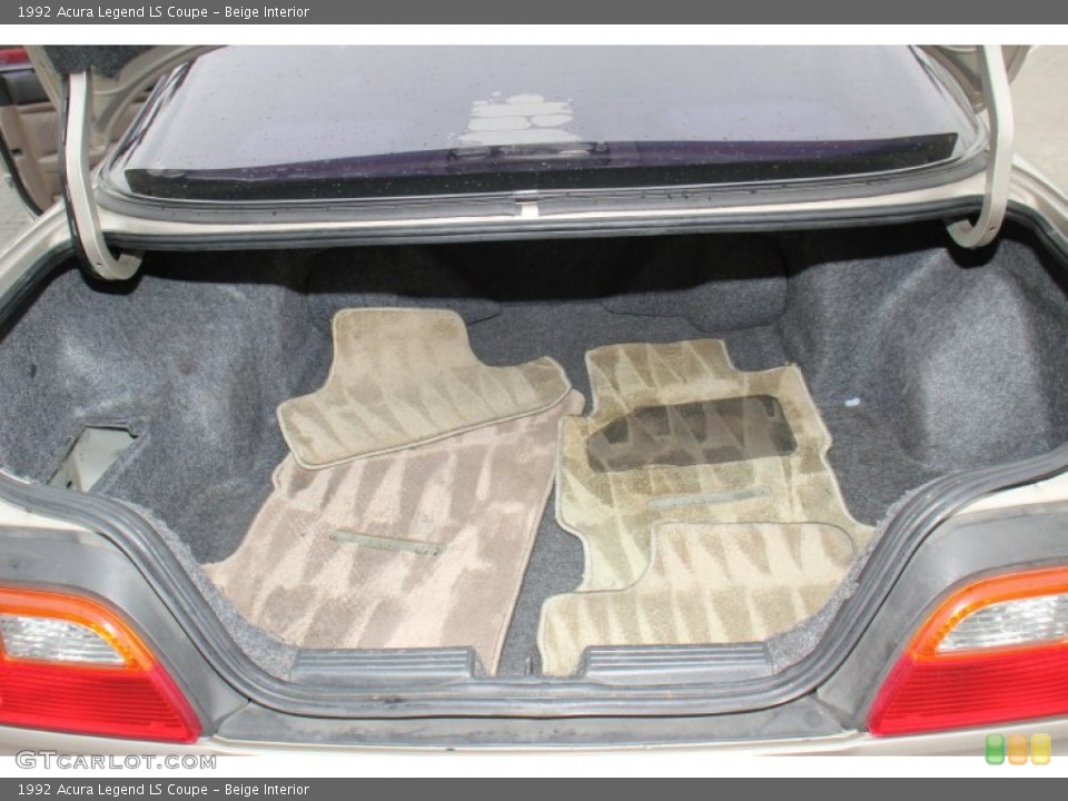 Beige Interior Trunk for the 1992 Acura Legend LS Coupe #75375023