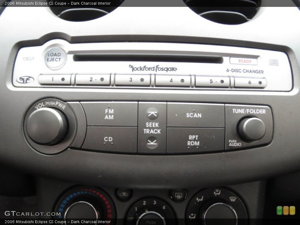 Dark Charcoal Interior Controls for the 2006 Mitsubishi Eclipse GS Coupe #75378248