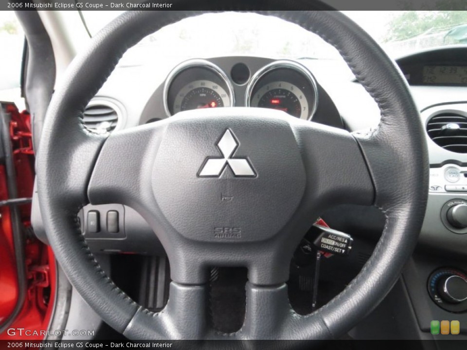 Dark Charcoal Interior Steering Wheel for the 2006 Mitsubishi Eclipse GS Coupe #75378290