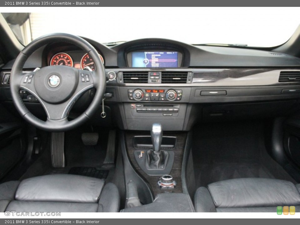 Black Interior Dashboard for the 2011 BMW 3 Series 335i Convertible #75379385