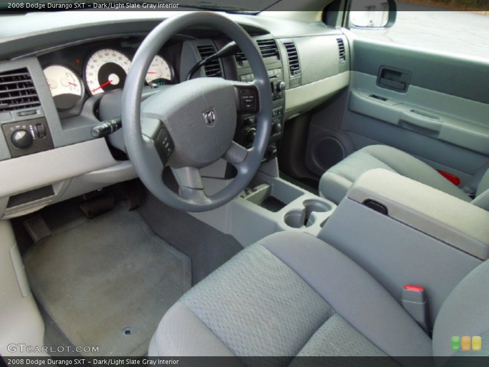 Dark/Light Slate Gray 2008 Dodge Durango Interiors