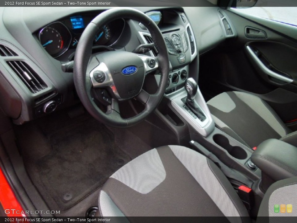 Two-Tone Sport Interior Prime Interior for the 2012 Ford Focus SE Sport Sedan #75382346